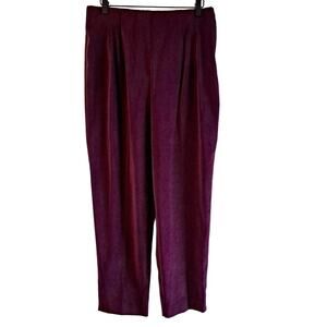 Briggs Faux Suede Pleated Front Pants